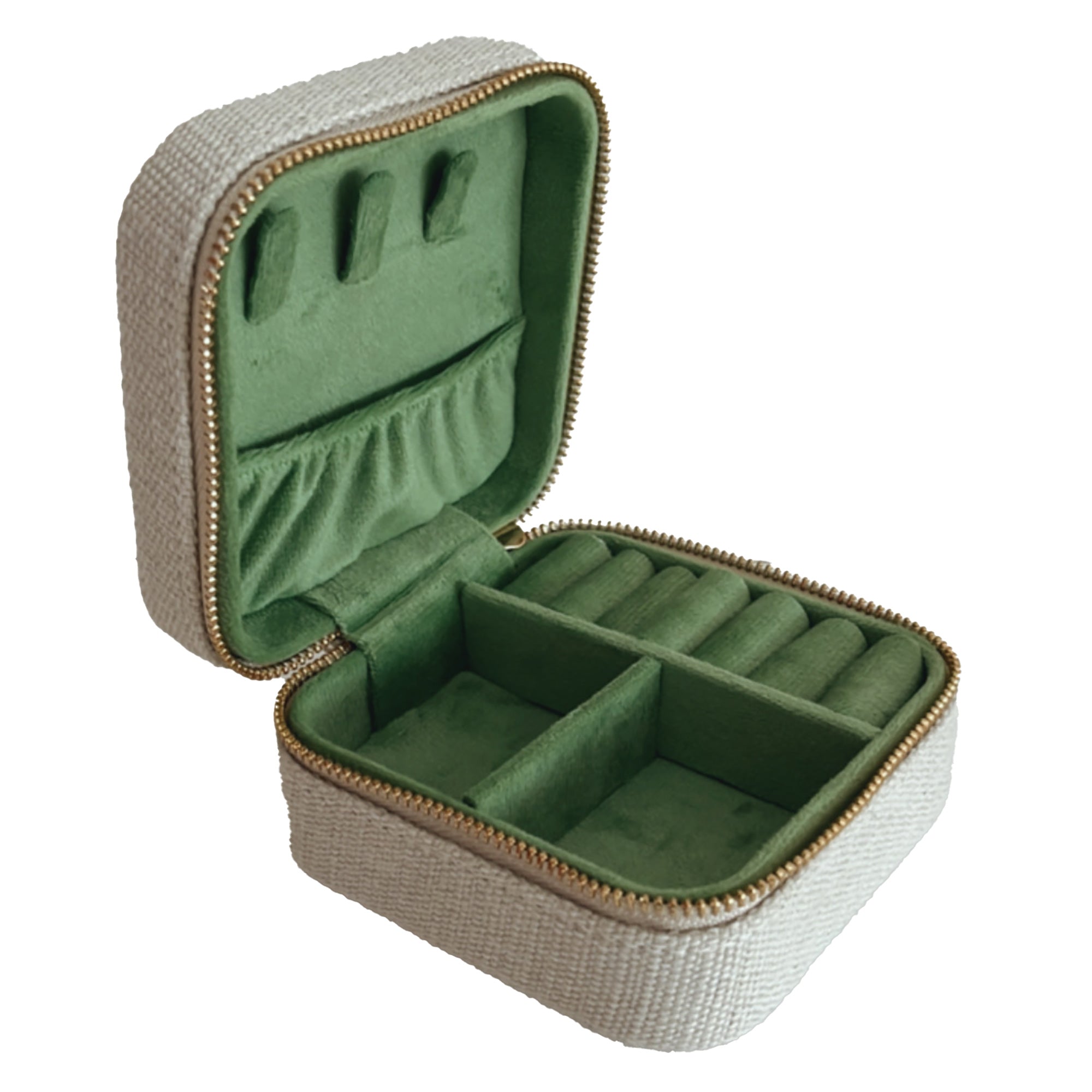 Small Jewellery Box-Natural Palm