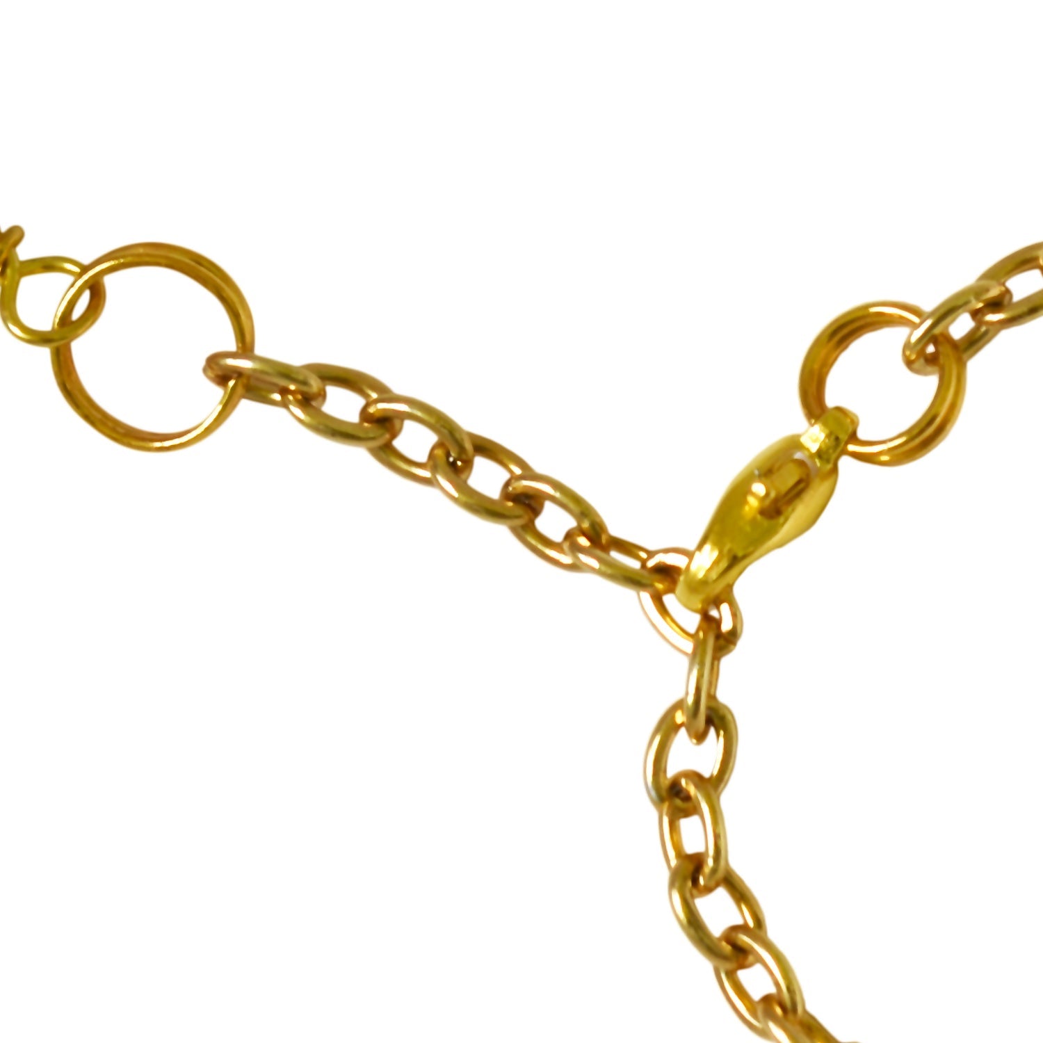 Gold freshwater pearl adjustable bracelet