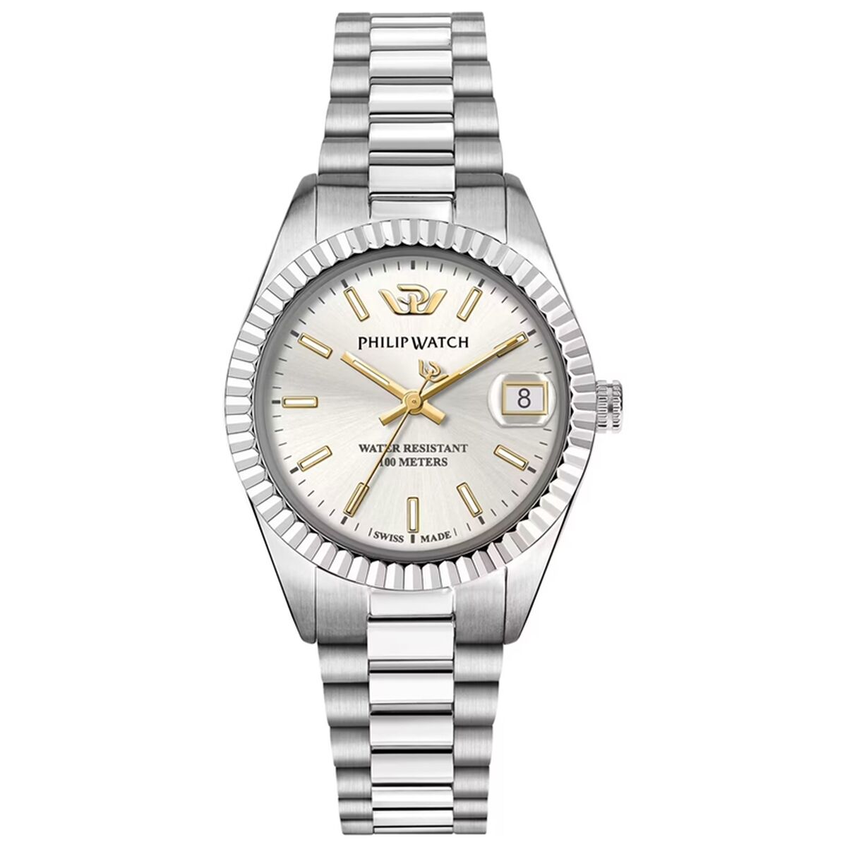 Men's Silver & Gold elegant Watch