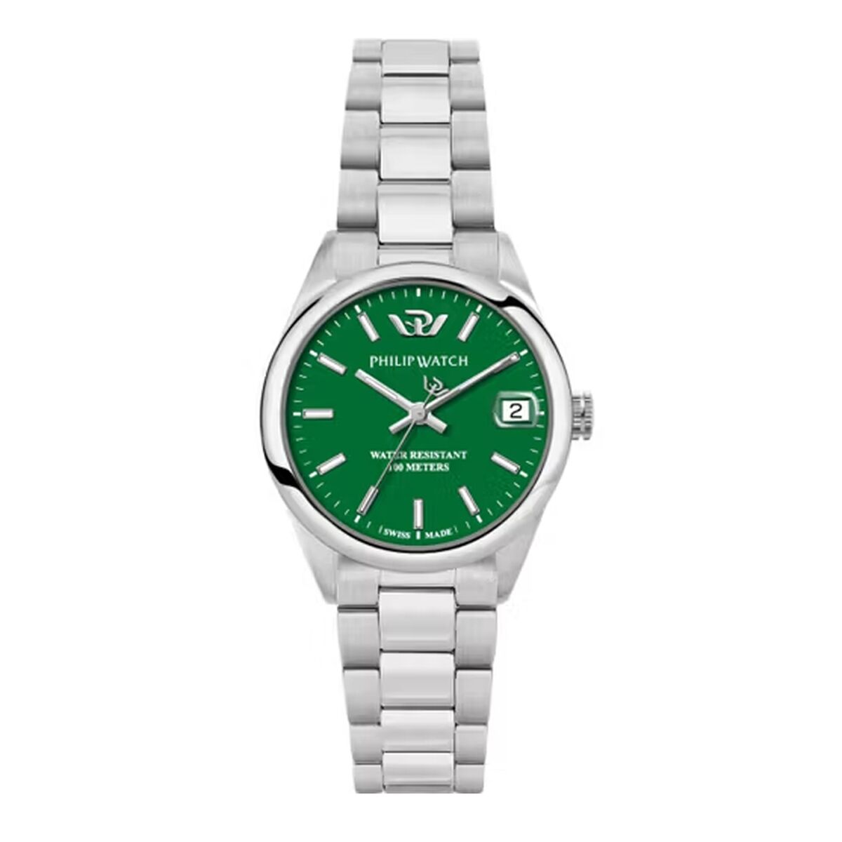 Ladies' Green & Silver elegant  Watch