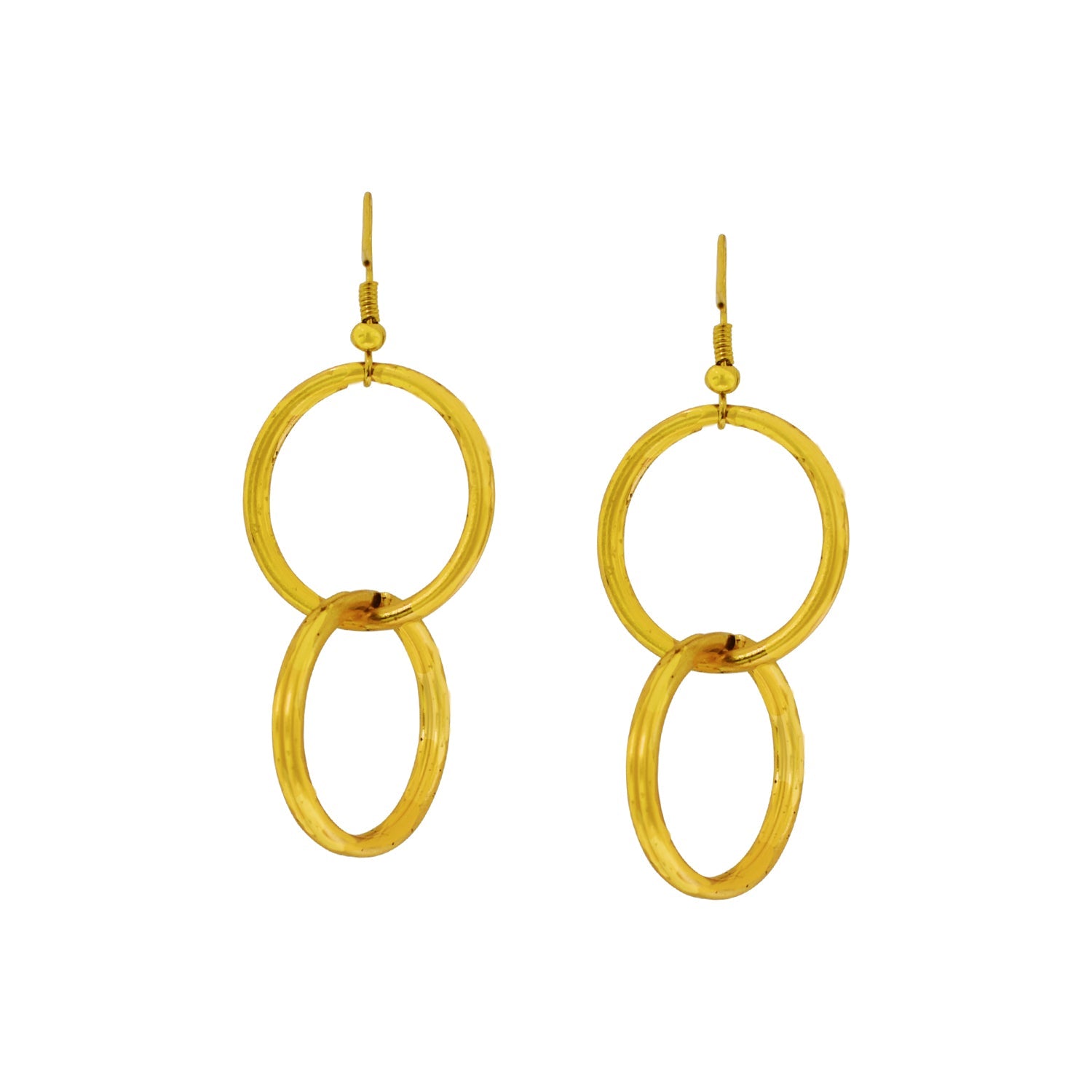 Minimalist Double Loop Earrings