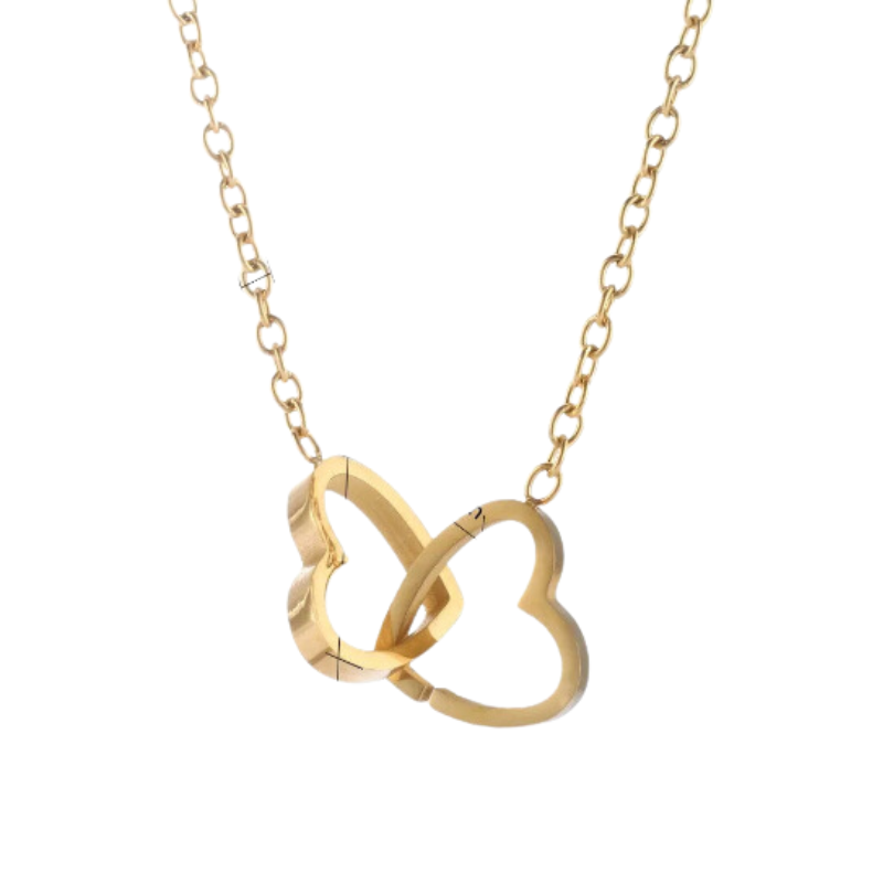 Interlocking Rose Necklace
